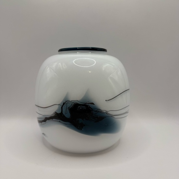 Holmegaard Other - Vintage Holmegaard Denmark Atlantis Art Glass Signed by Michael Bang & HC. 6x6”